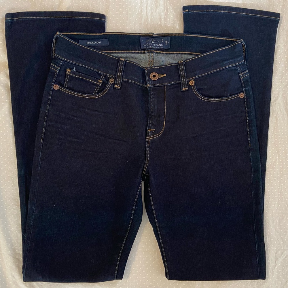 Lucky Brand Brooke Boot Cut Dark Wash Jean Size 0/25